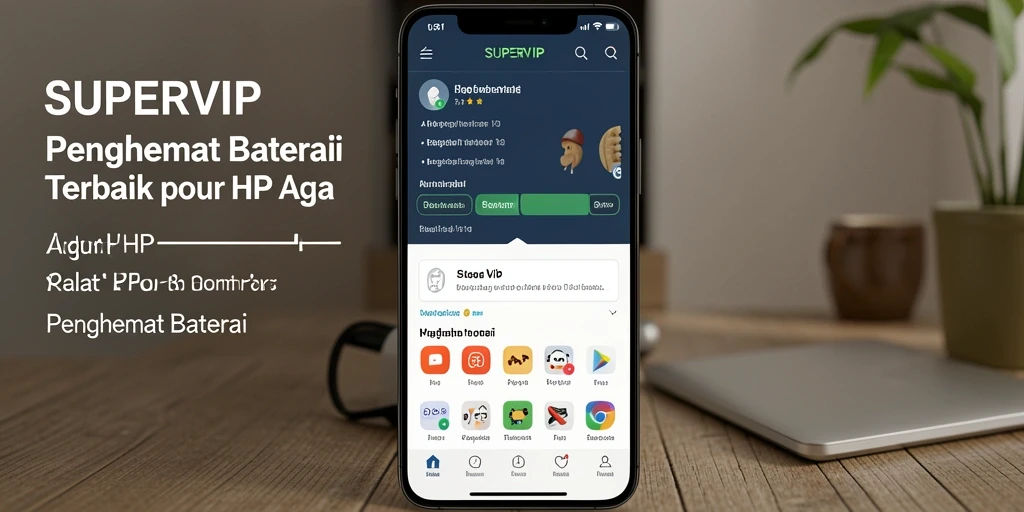 Tampilan antarmuka SUPERVIP yang sederhana dan mudah digunakan.