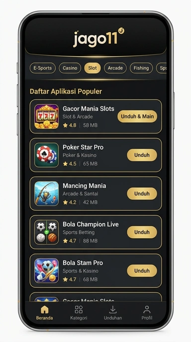Tampilan katalog aplikasi jago11